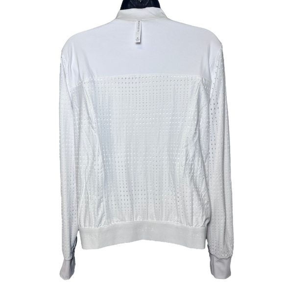 Athleta A-Game Reversible White Bomber Jacket - Picture 8 of 14